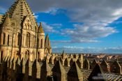 Travel photography:Battlements of Salamanca cathedral, Spain