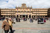 Travel photography:The Plaza Mayor (main square) in Salamanca, Spain