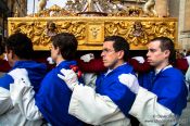 Travel photography:Religious procession during the Easter week in Salamanca, Spain