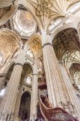 Travel photography:inside Salamanca´s New Cathedral, Spain