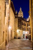Travel photography:Salamanca street by night, Spain