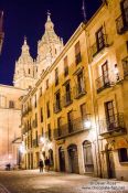 Travel photography:Salamanca street by night, Spain