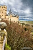 Travel photography:The Alcazar castle in Segovia, Spain