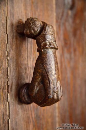 Door knocker in Begur