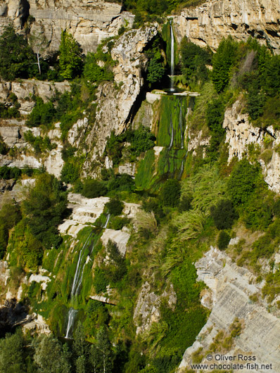 Cingles de Berti waterfalls