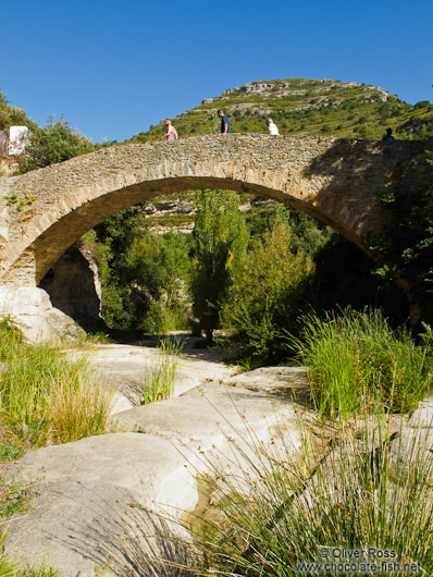 Old stone bridge at Cingles de Berti