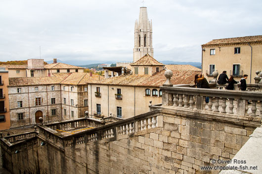 Girona`s historic old town