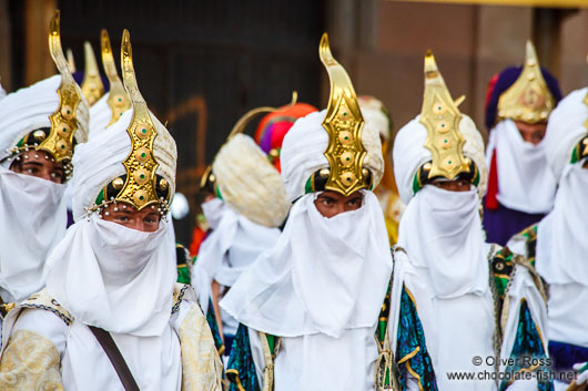 Procession for the Epiphany (Three Kings) celebrations in Sitges