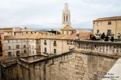 Travel photography:Girona`s historic old town, Spain