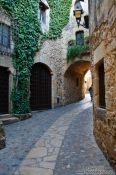 Travel photography:Street in Pals, Spain