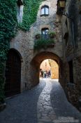 Travel photography:Street in Pals, Spain