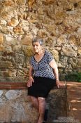 Travel photography:Woman in Pals, Spain