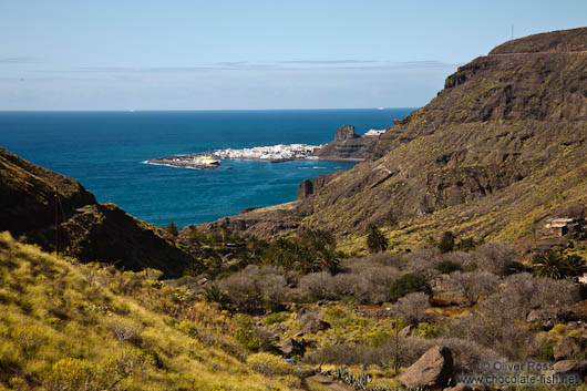 View of Puerto de las Nieves on Gran Canaria