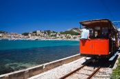 Travel photography:The old tram in Port de Soller, Spain