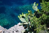 Travel photography:View of the turquoise water at Sa Calobra, Spain