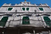 Travel photography:Facade of a house in Soller, Spain