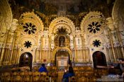 Travel photography:Small chapel in the Montserrat monastery, Spain