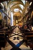 Travel photography:The main church at Montserrat monastery, Spain