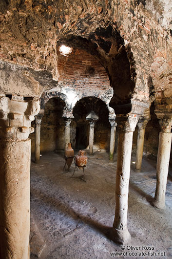 Inside the old Arabic Baths in Palma