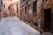 Travel photography:Street in the old town of Palma, Spain