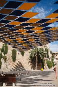 Travel photography:Open air stage between Palma´s city walls, Spain
