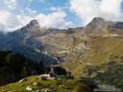 Travel photography:View from the La Renclusa refuge at the base of the Aneto mountain, Spain