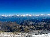 Travel photography:View from the glacier below the Aneto, Spain