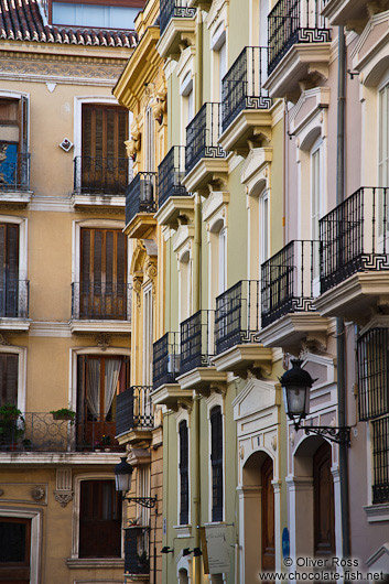Houses in Valencia´s old town