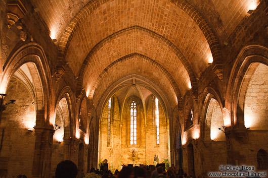 Inside a church in Valencia