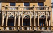 Travel photography:Facade detail in Valencia, Spain