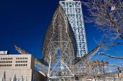 Travel photography:Giant whale sculpture at Barcelona´s Passeig Marítim, Spain
