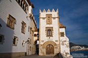 Travel photography:Old city in Sitges, Spain