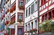Travel photography:Houses in Sankt Gallen , Switzerland