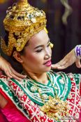 Travel photography:Girl performing a traditional Thai dance, Thailand