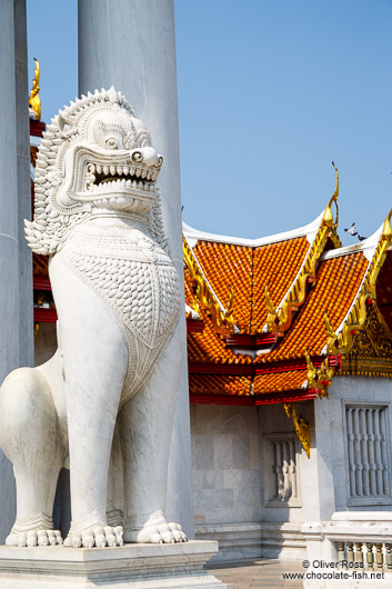Sculpture at Wat Benchamabophit in Bangkok