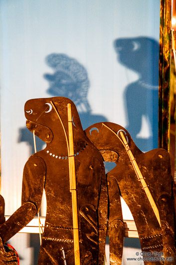 Shadow puppet performance in Trang