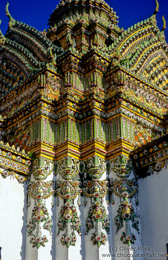 Facade detail in Wat Pho