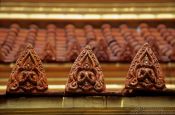 Travel photography:Roof detail at Wat Benchamabophit, Thailand