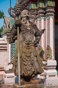 Travel photography:Guardian at Bangkok´s Wat Pho temple, Thailand