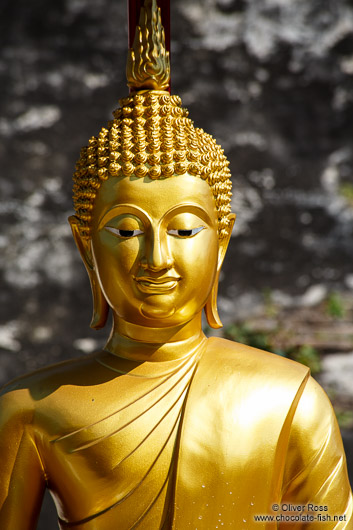Golden Buddha at Wat Chedi Luang Worawihan in Chiang Mai