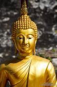Travel photography:Golden Buddha at Wat Chedi Luang Worawihan in Chiang Mai, Thailand