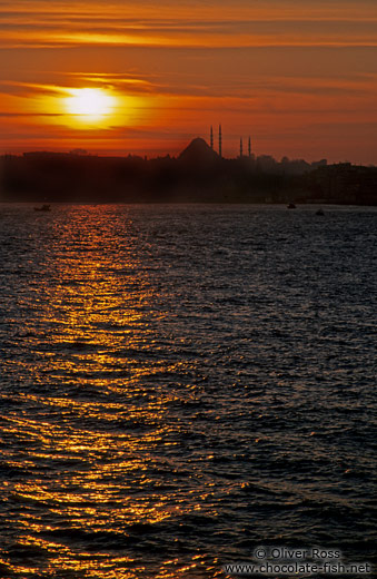 Sunset over the Bosporus