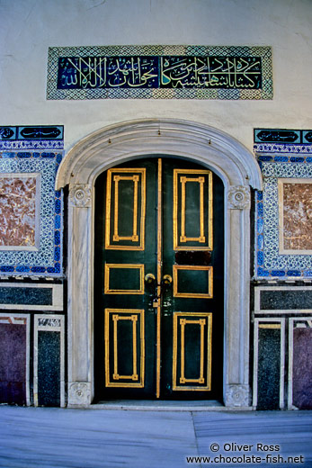 Door within the Topkapi palace grounds