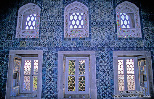 Windows of a Topkapi palace building