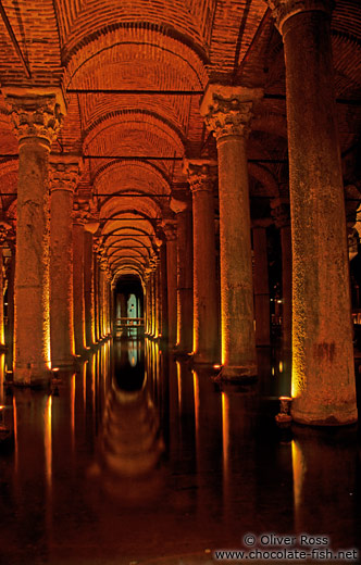 Inside the Yerebatan Cistern