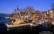 Travel photography:Harbour of Anadolu-Kavagi on the Bosporus near the Black Sea, Turkey