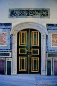 Travel photography:Door within the Topkapi palace grounds, Turkey
