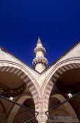 Travel photography:Minaret of the Süleymaniye Mosque, Turkey