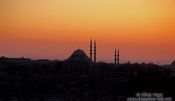 Travel photography:The Süleymaniye Mosque at sunset, Turkey