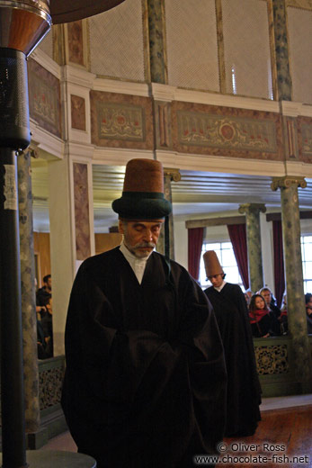 Derwish priest at the Mevlevi convent in Galata